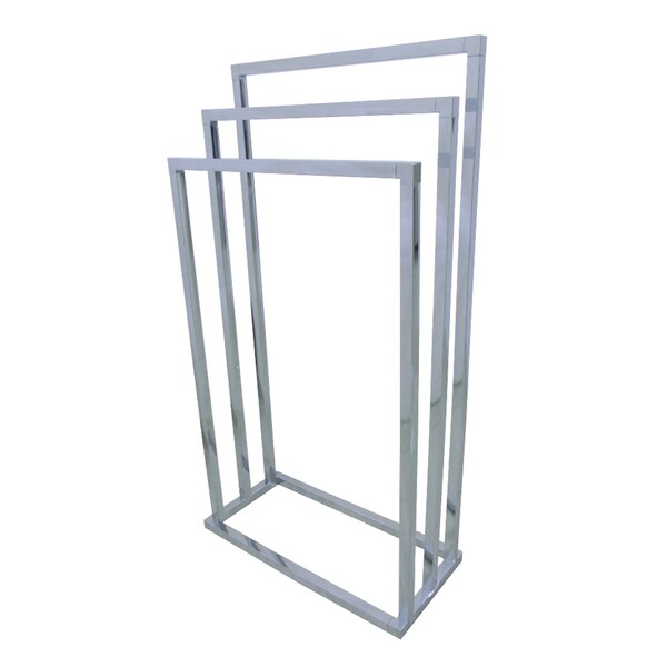 SCC8331 Edenscape 3-Tier Pedestal Towel Rack, Polished Chrome
